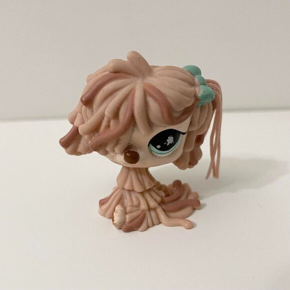 Littlest Pet Shop LPS 830 Komondor Mop Dog Messiest Special Edition - Picture 1 of 12